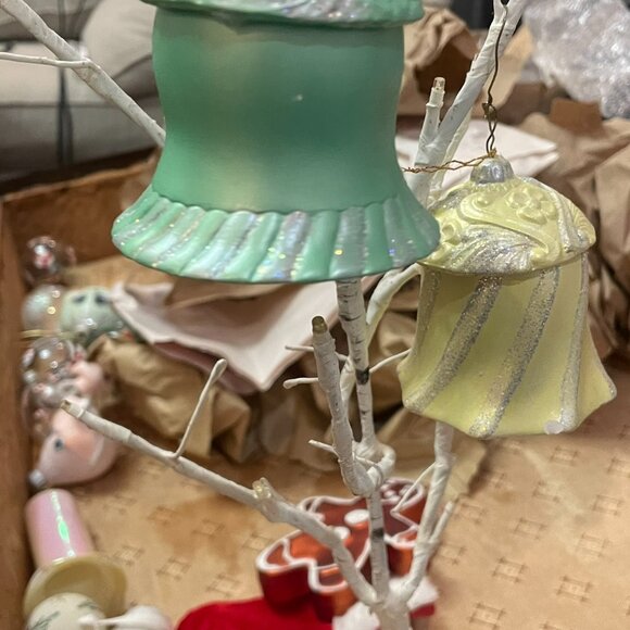 Handpainted Ceramic Christmas Bell Ornaments - Picture 2 of 8